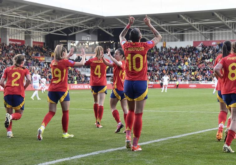 El Plantío ha arropado a las campeonas del mundo.