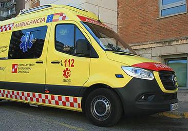 Herido un varón tras un choque frontal entre dos turismos en Burgos