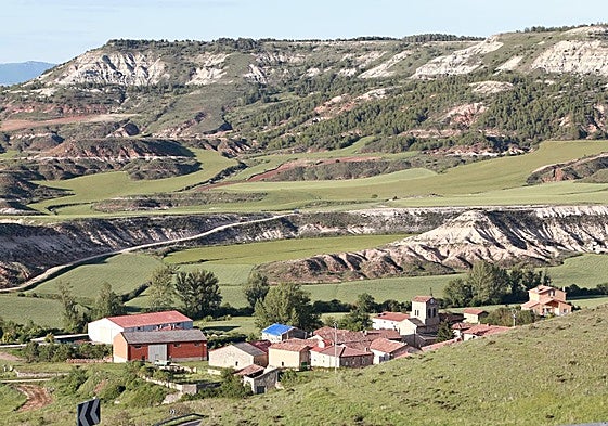 Vista de Tobes y Rahedo, en Burgos.