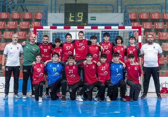 Plantilla del Temiño Pérez Bm Burgos, categoría cadete.