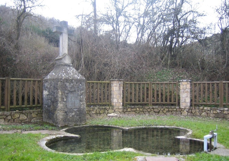 Pozo y fuente de san Indalecio, en Villafranca Montes de Oca.