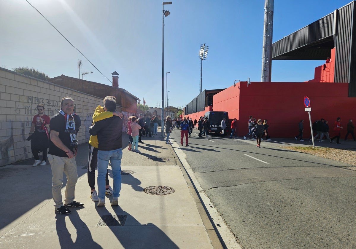 Gran ambiente en Miranda de Ebro ante el derbi burgalés