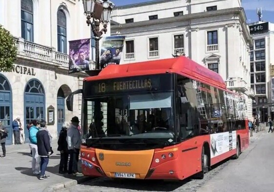 Autobús urbano de Burgos.
