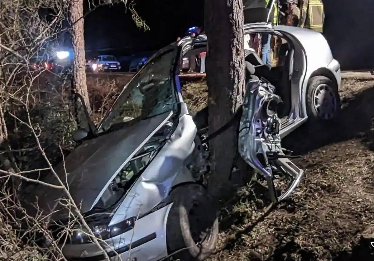 Uno de los últimos accidentes ocurridos en la provincia de Burgos en el 2023.