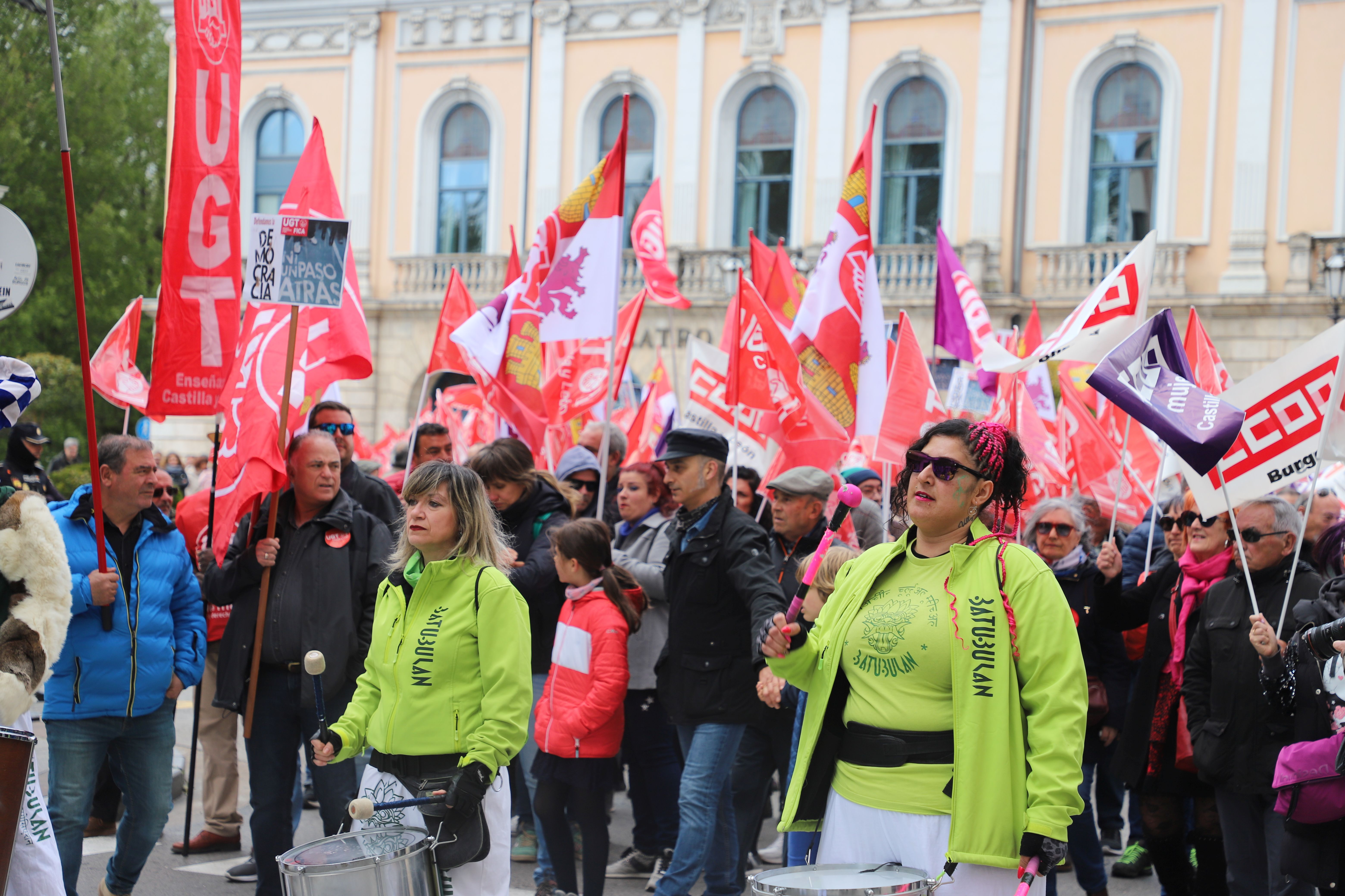 Las imágenes de la manifestación este Primero de Mayo