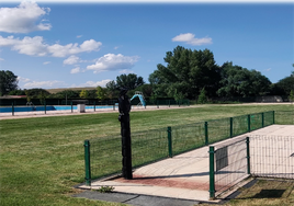 Actual estado de la piscina de Arlanzón.