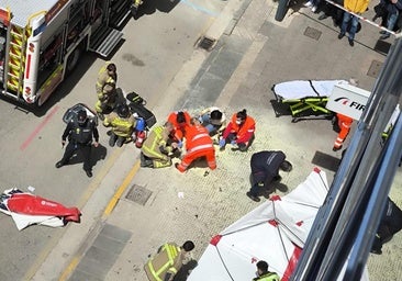 Un hombre se quema a lo bonzo en plena calle en Burgos