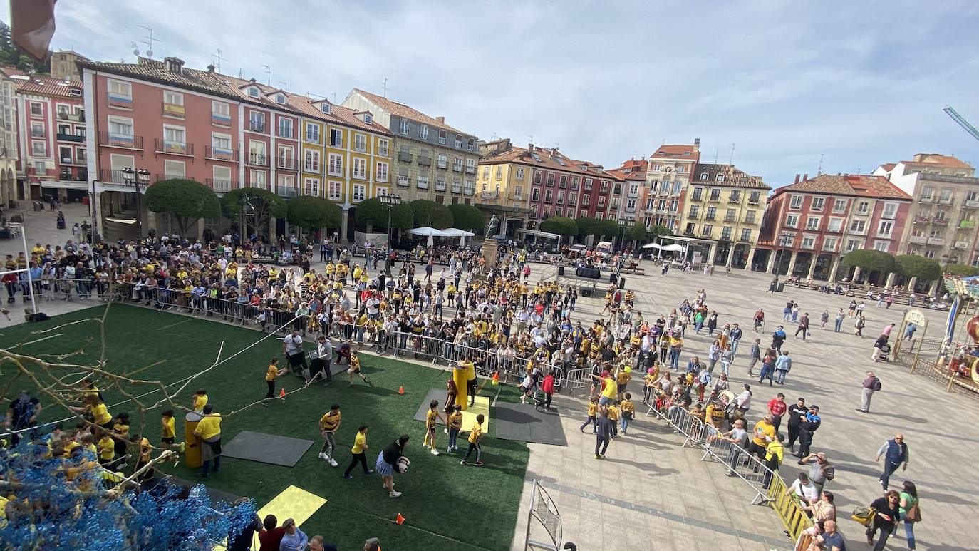 La celebración de la Copa del Rey del Aparejadores en Burgos, en imágenes