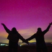 La aurora boreal volvió a Burgos por segunda noche