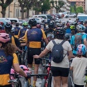 Pedaleando de Burgos a Soria para revindicar la radioterapia