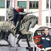 El jefe de Bomberos de Burgos pondrá el pañuelo al Cid en Sampedros