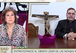 Las 'obispo' excomulgado Rojas en el programa de Ana Rosa