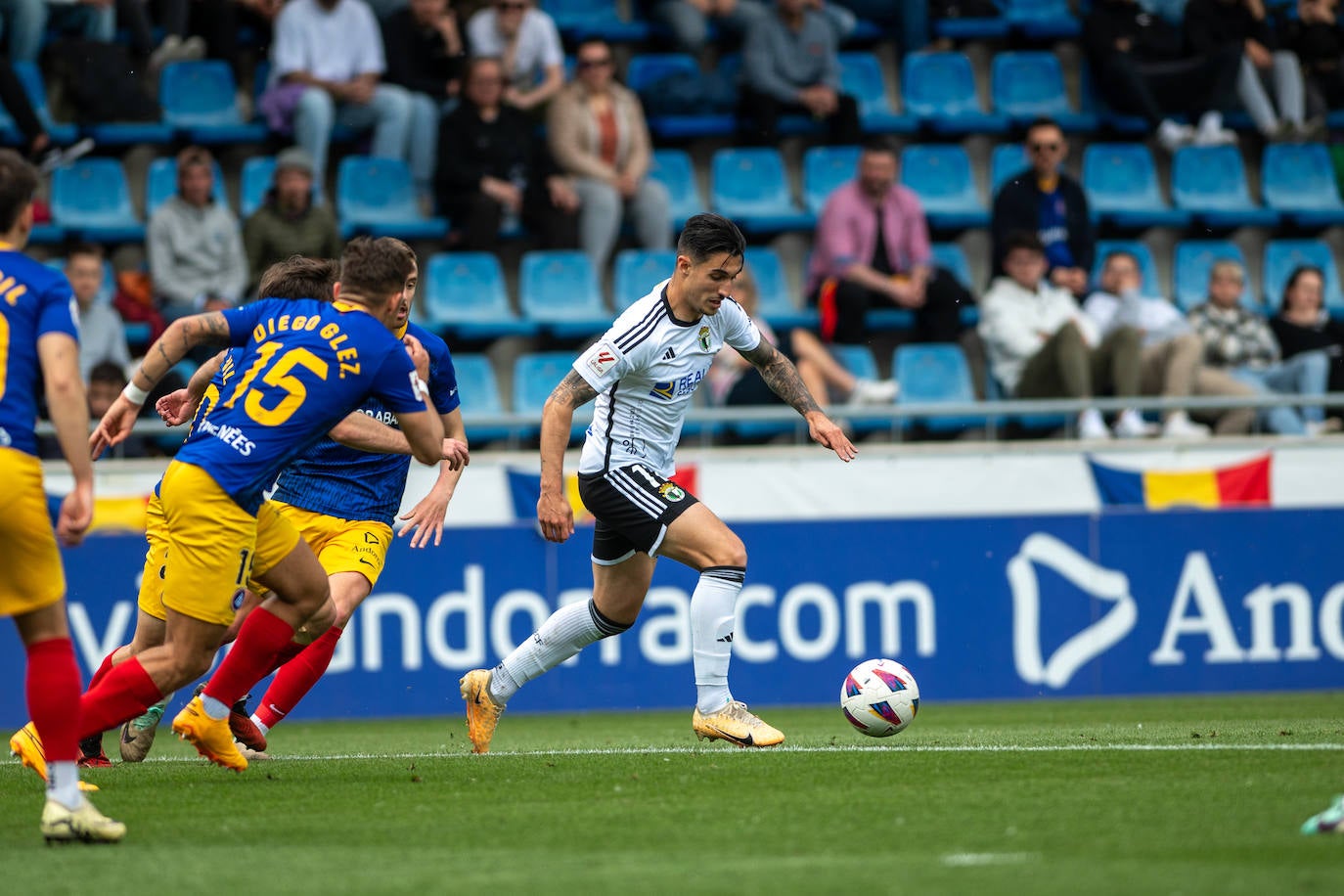 Imágenes de la derrota del Burgos CF en Andorra