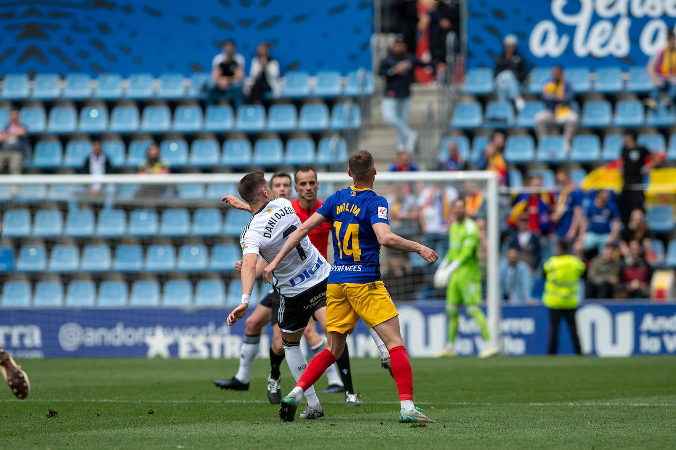 Imágenes de la derrota del Burgos CF en Andorra