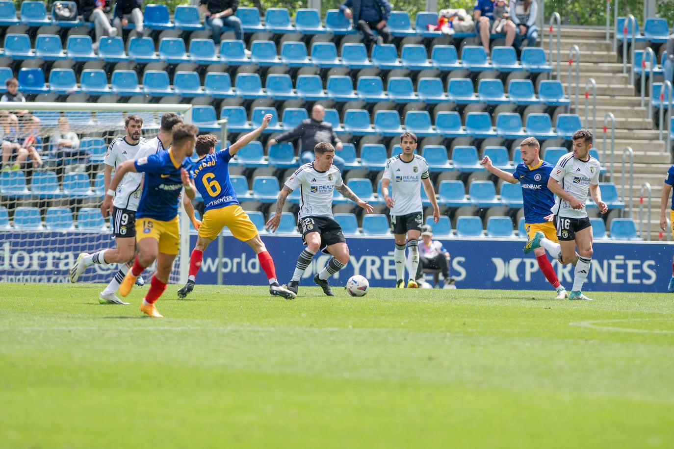 Imágenes de la derrota del Burgos CF en Andorra