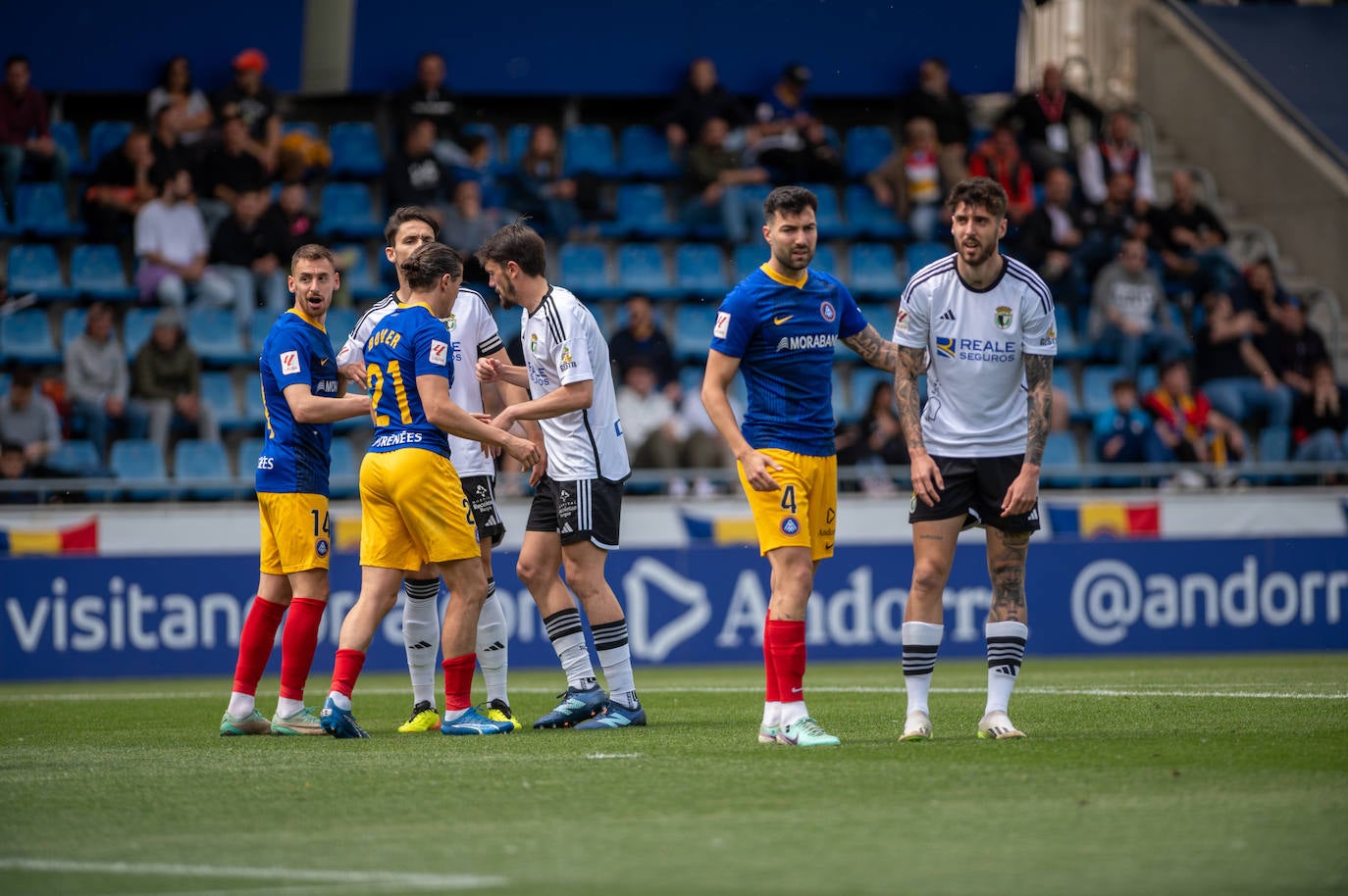Imágenes de la derrota del Burgos CF en Andorra