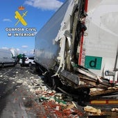 Detenido uno de los camioneros accidentados en la A-1 el 29 de abril