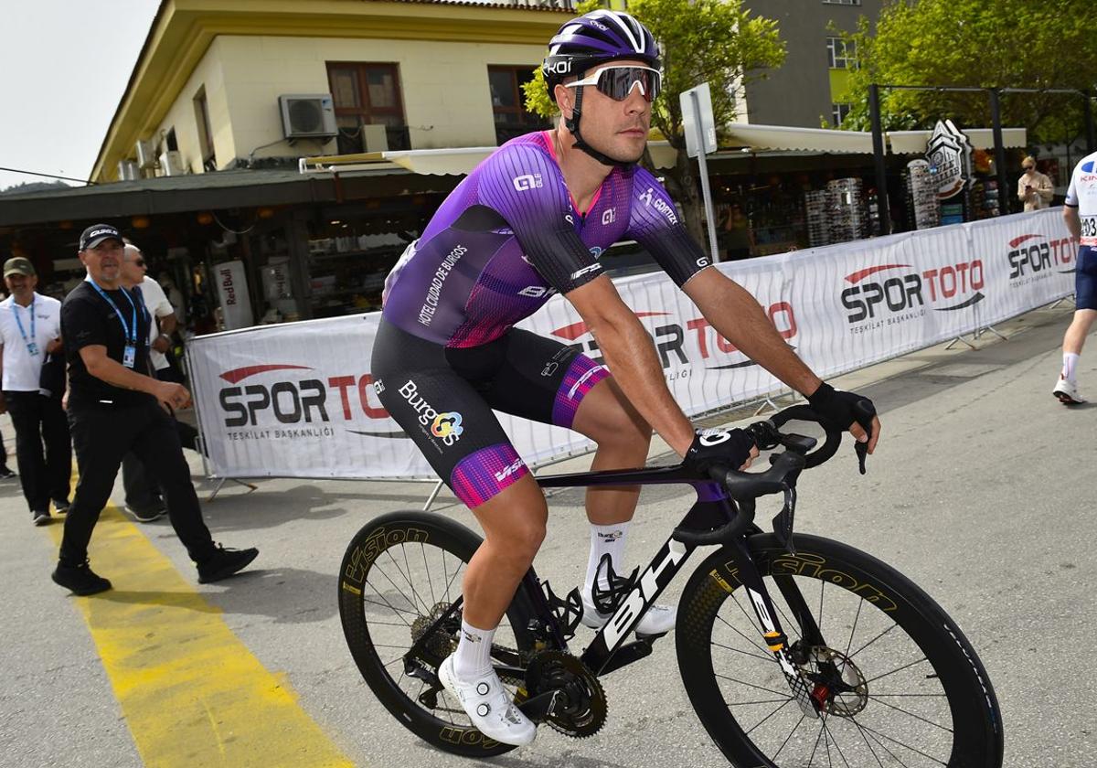 Sebastián Mora, durante el pasado Tour de Turquía.