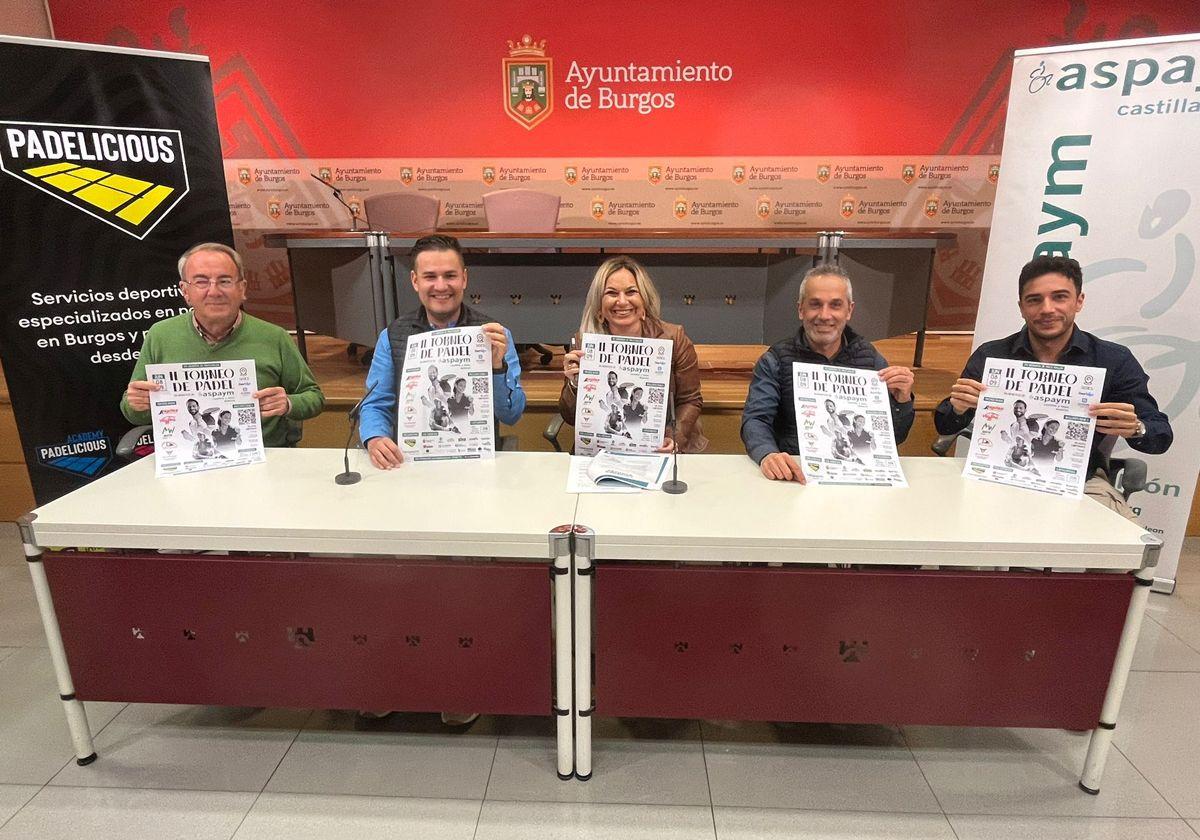 Presentación del II Torneo de Pádel Solidario ASPAYM.