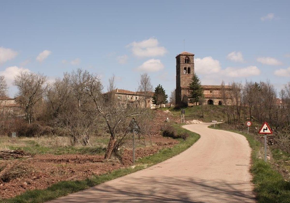 Vista de Vizcaínos, en Burgos.