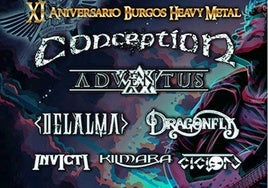 Burgos Heavy Metal celebra su XI aniversario encabezado por la banda noruega Conception