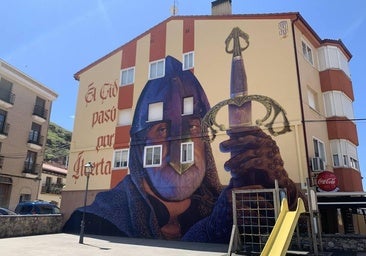 Huerta de Rey se une a la ruta de los murales de Burgos