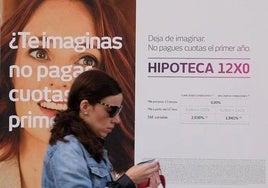 La firma de hipotecas se desploma en Burgos.