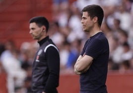 Alessio Lisci durante el encuentro entre el Albacete y el Mirandés.