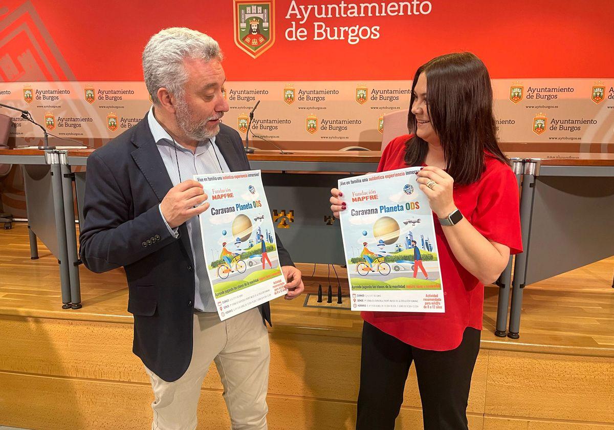 Carlos Niño, Concejal de Medio Ambiente, en la presentación del proyecto Caravana Planeta ODS.