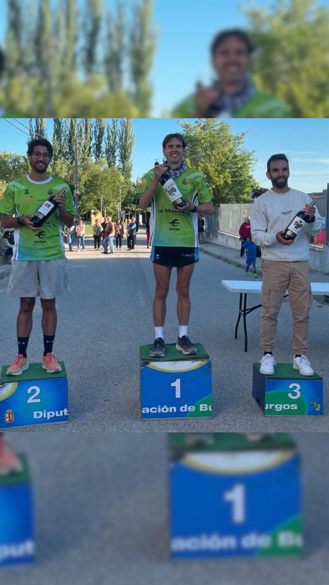 Ganadores de la clasificación senior masculina de la III 'Carrera entre bodegas