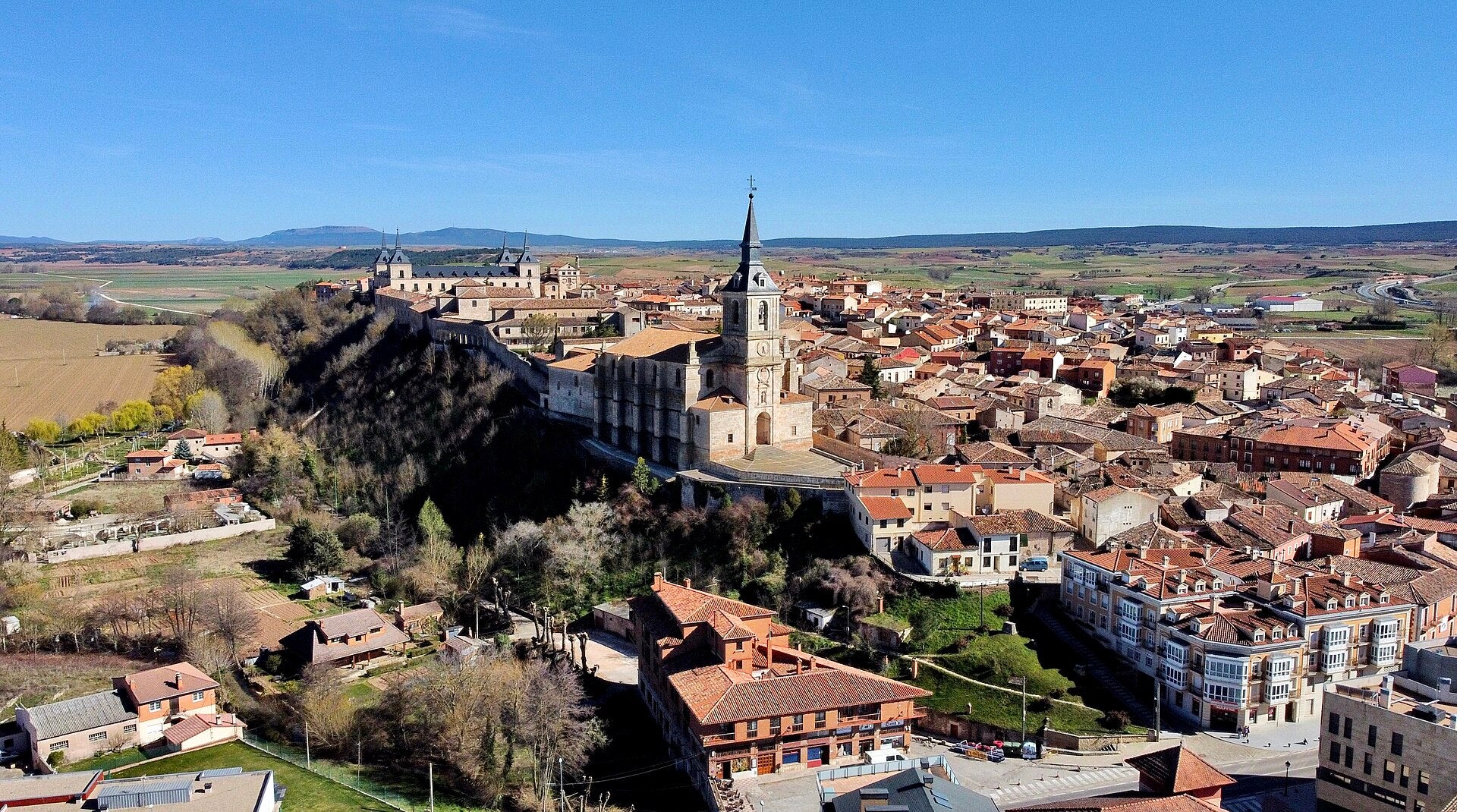 Vista aérea de Lerma. Imagen de archivo