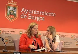 Cristina Ayala durante la comparecencia de este jueves.