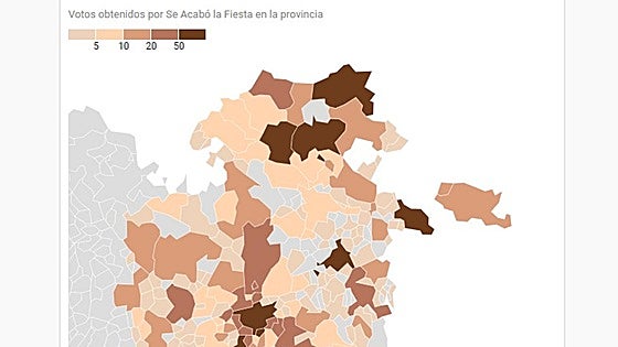 El 74% de los pueblos de Burgos vota a Alvise Pérez