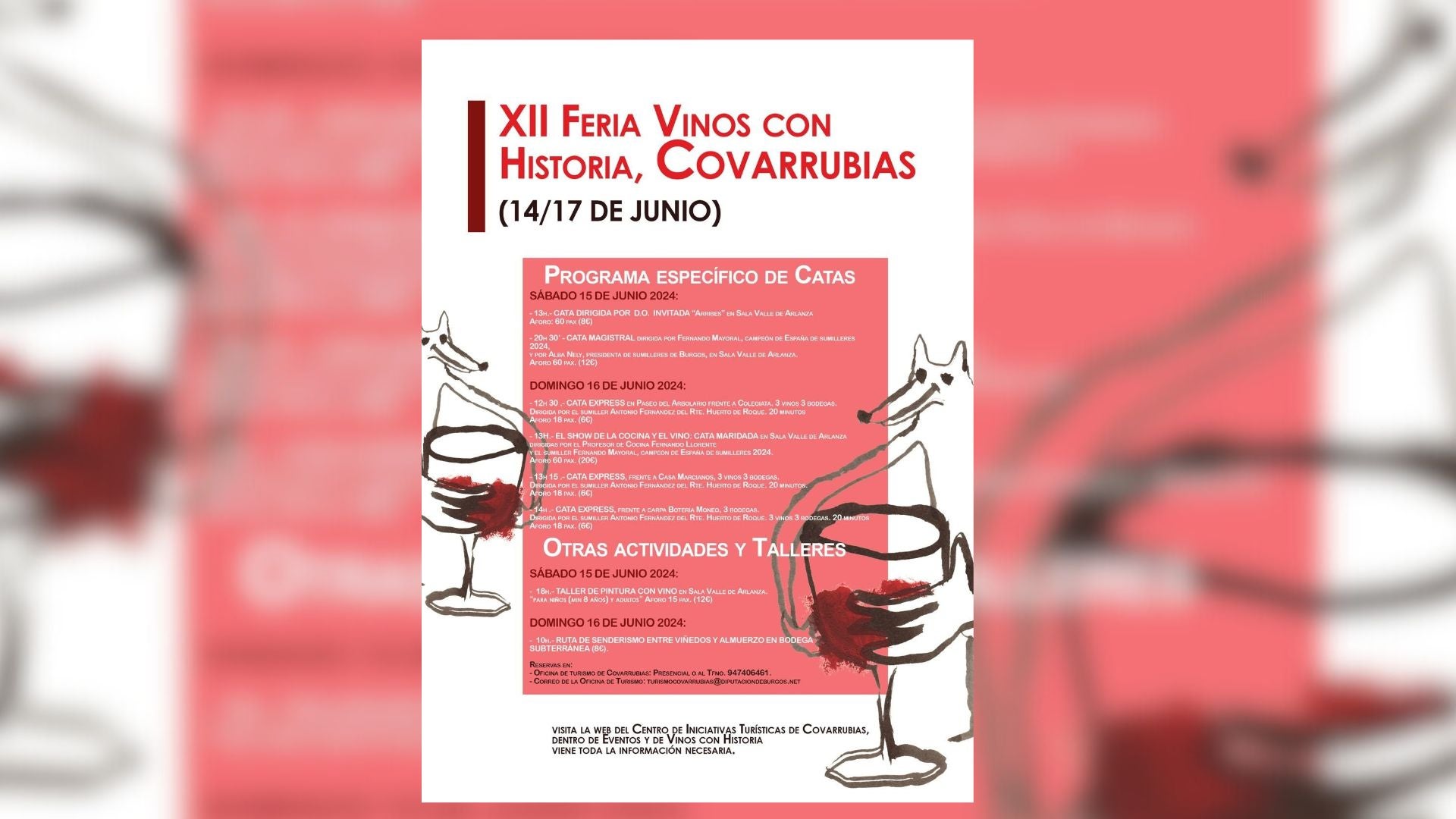 Cartel oficial de la XII Feria 'Vinos con Historia'