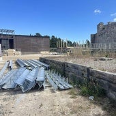 Así evolucionan las obras del Castillo de Burgos