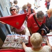 Los pañuelos de los Sampedros se pondrán a la venta el lunes 24