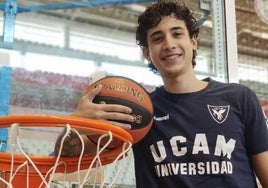 Caio Pacheco, en su etapa en el UCAM Murcia.