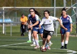 Claudia Barrios durante un encuentro de esta temporada.