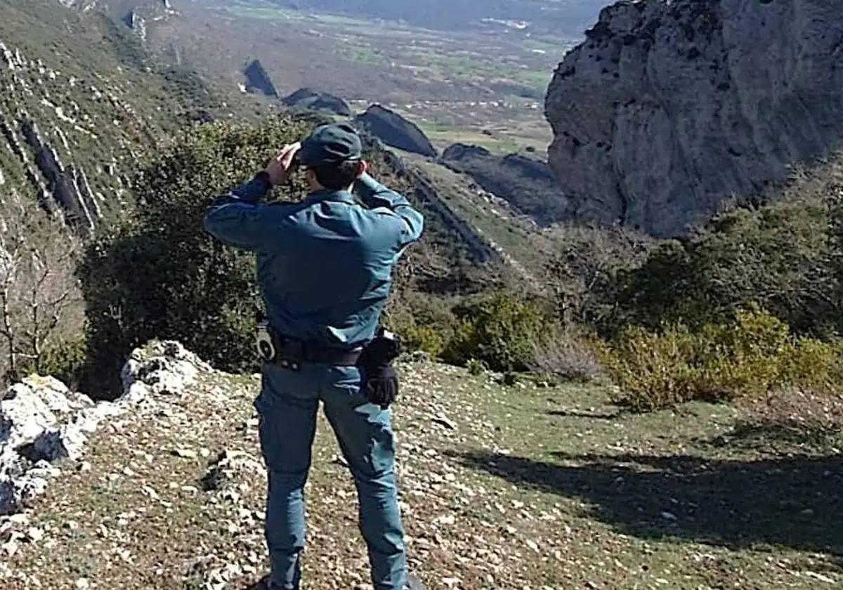 Imagen de archivo de un rescate de la Guardia Civil.