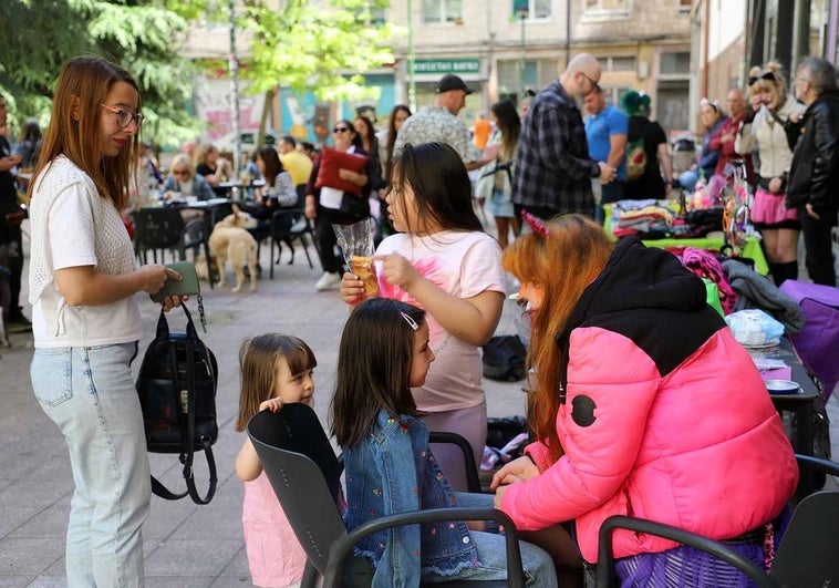 El pintacaras fue la actividad estrella para los más pequeños.