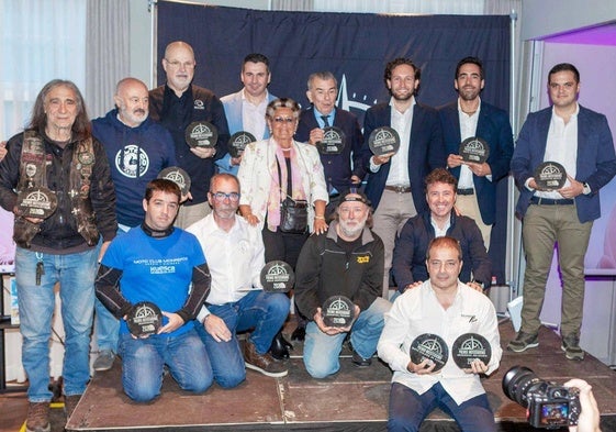 Ganadores de los premios Mototurismo 2024, en su diferentes categorías.