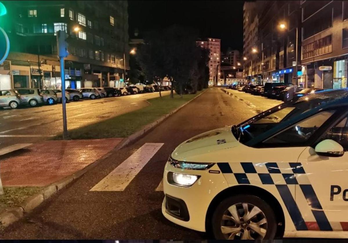 Vehículo de la Policía Local de Burgos.