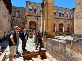 Excavaciones del Monasterio San Pedro de Arlanza, en Hortigüela.