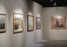 Obras del Concurso Nacional de Pintura Ciudad de Frías.