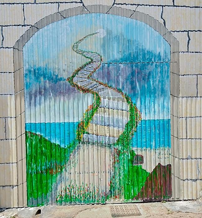 Mural de J. Carlos para el Concurso de Murales 2024 de Tubilla.