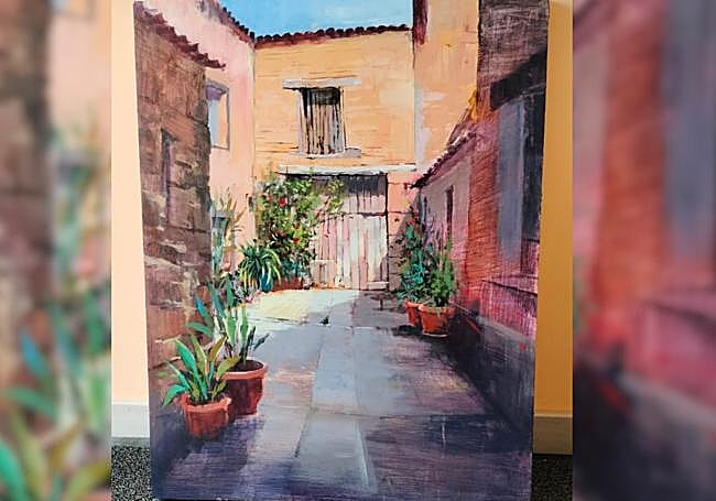 Segundo premio Concurso de Pintura Rápida. Obra de Roberto Poza.