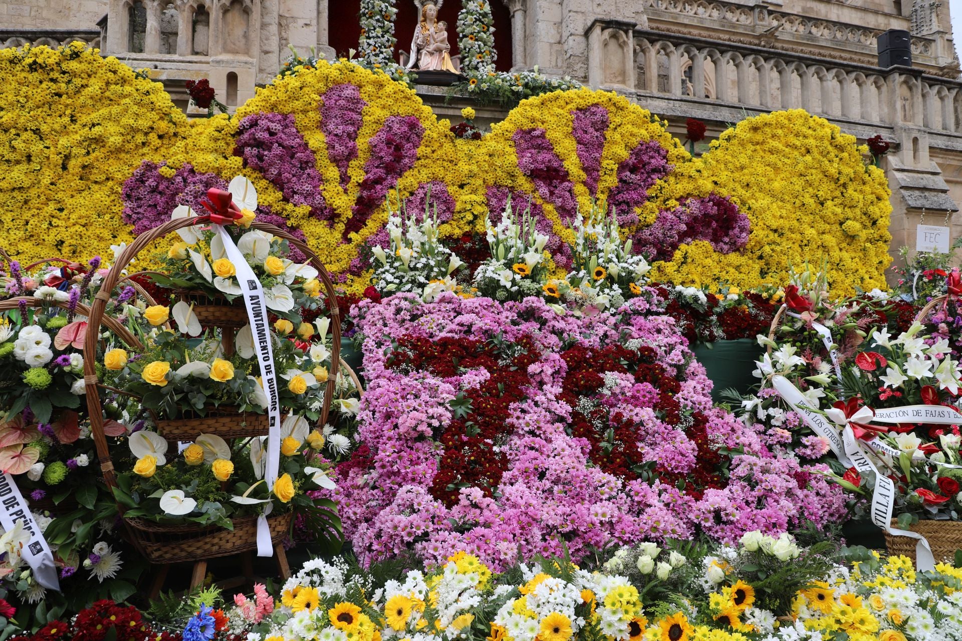 Así ha sido la Ofrenda Floral de los Sampedros en Burgos