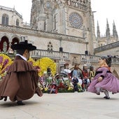 Burgos se viste de flores y alegría en el día grande de los Sampedros