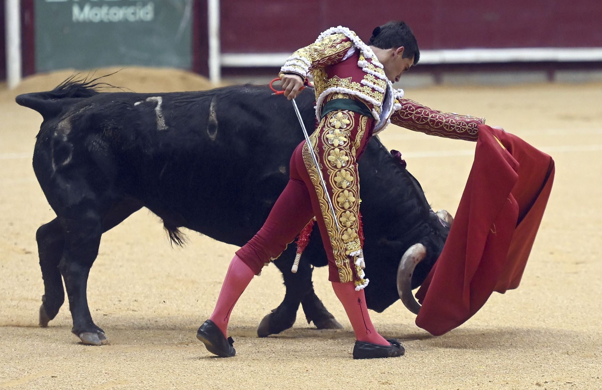 Algunas de las imágenes de la primera corrida de toros de los Sampedros