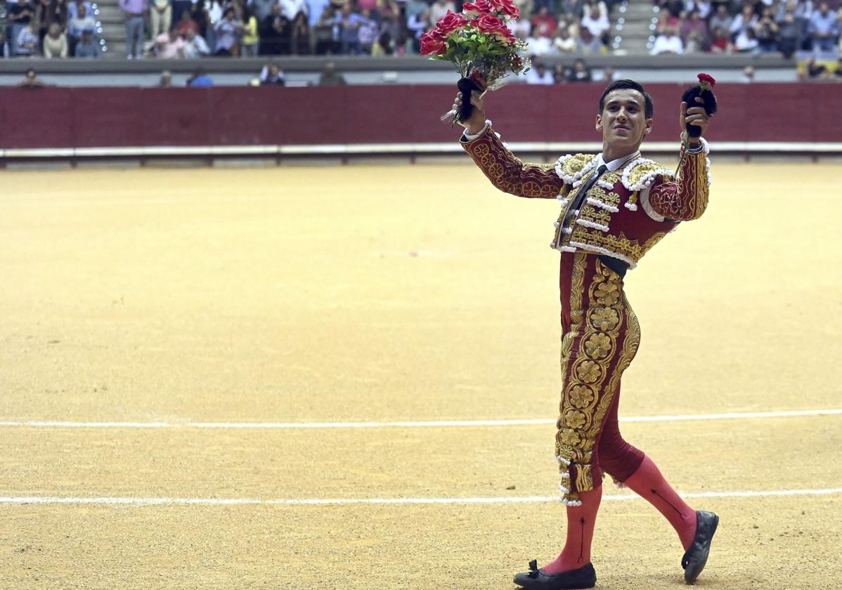 El torero Ismael Sierra tras su corrida